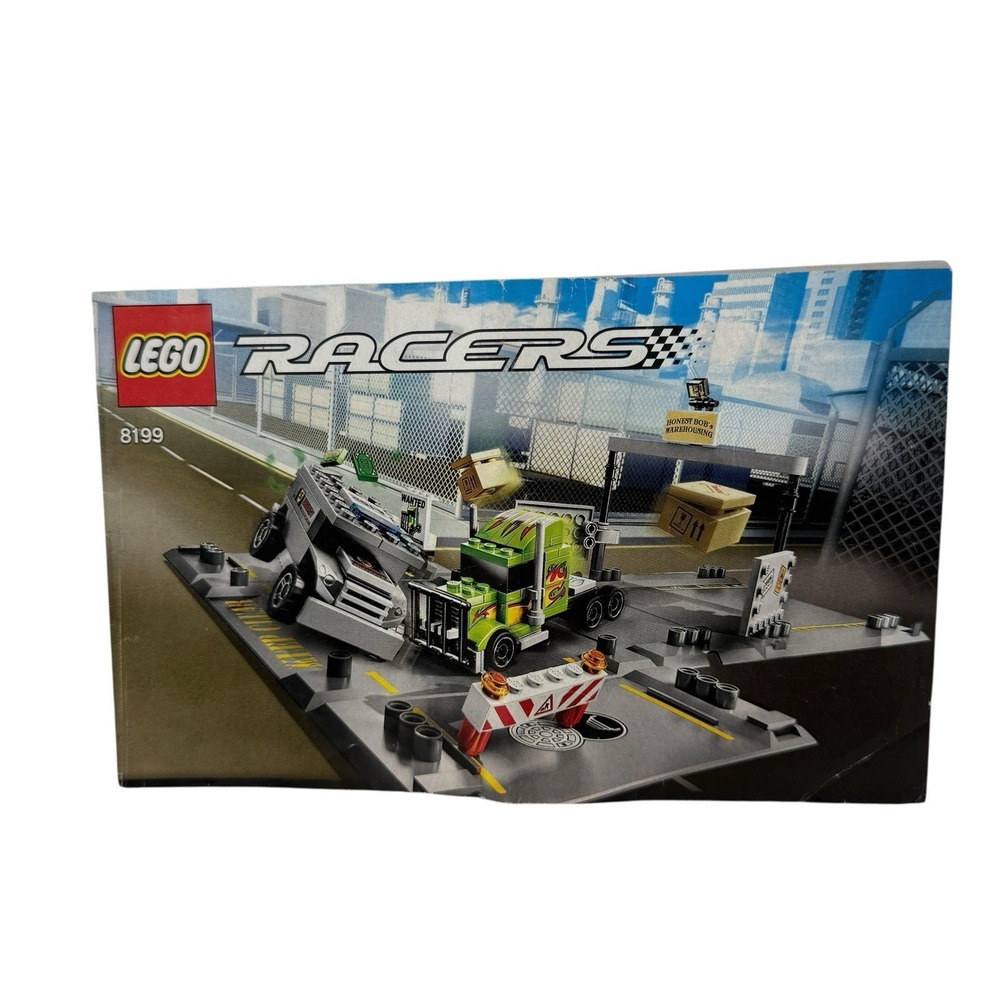 Lego Racers 8199 Instructions Manual‎ Booklets Replacement ONLY Security Smash